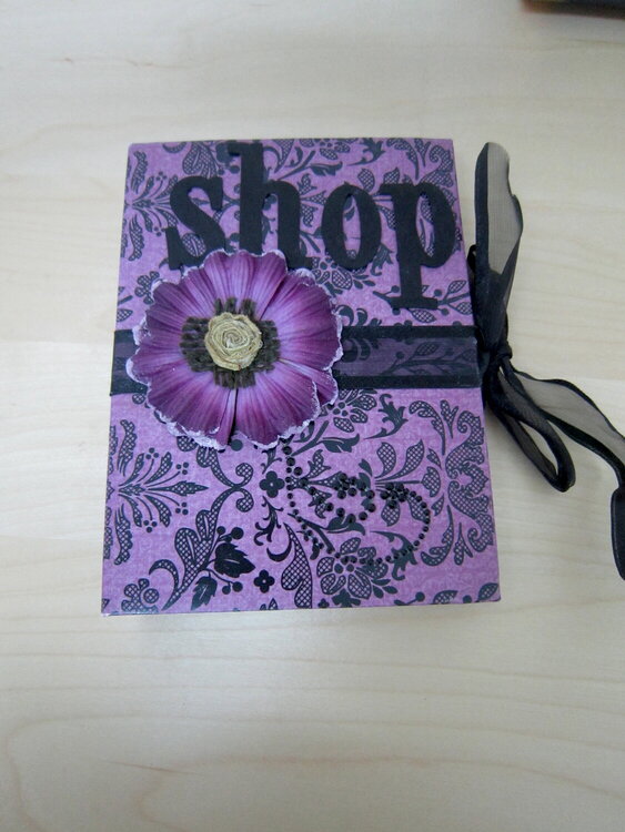 My purple Shopping Book