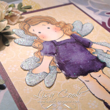 Sparkly Fairy Notepad (detail)