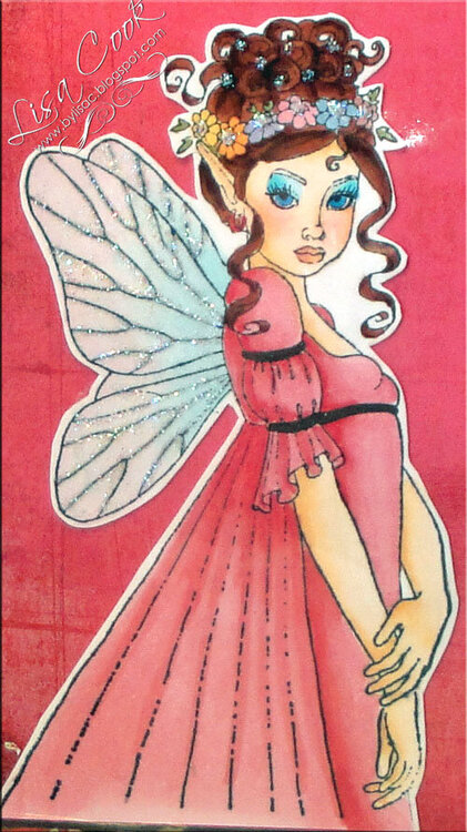 Pretty Fairy Pocket Calendar (detail)