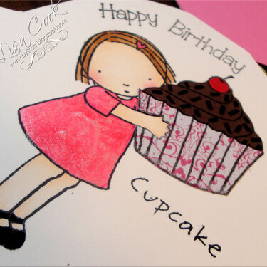 Happy Birthday Cupcake (image detail)