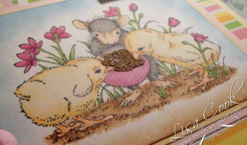 House Mouse Easter Wishes (detail)