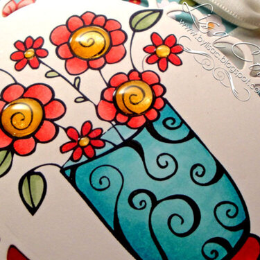 Whimsical Flowers (detail)