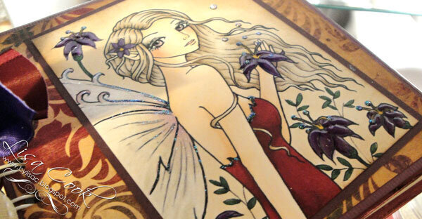 Elegant Fairy Notebook (detail)
