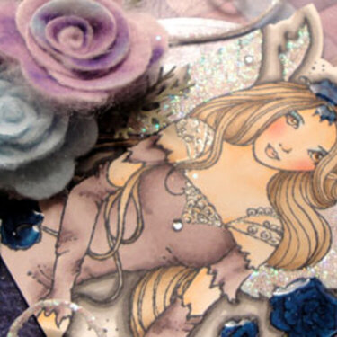Midnight Rose Fairy-detail