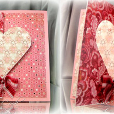 Valentine Z-fold Swing Card