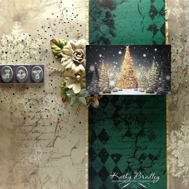 C&#039;est Magnifique December kit layout