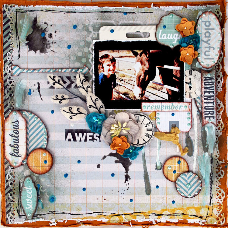 fabulous ** CT Flying Unicorn January KIT Carpe Diem**