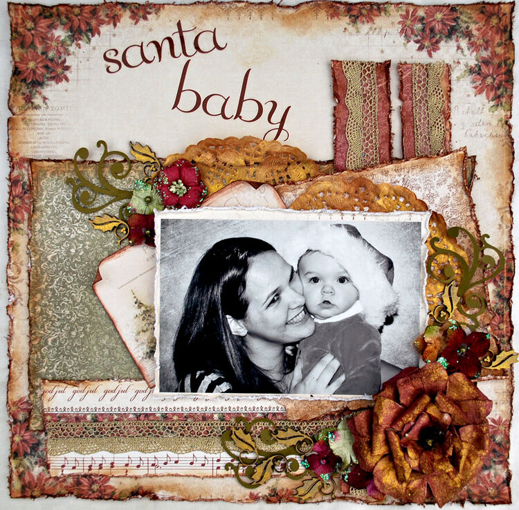 SANTA BABY Scrap That! Pion Design &quot;Waiting for Santa&quot; Kit