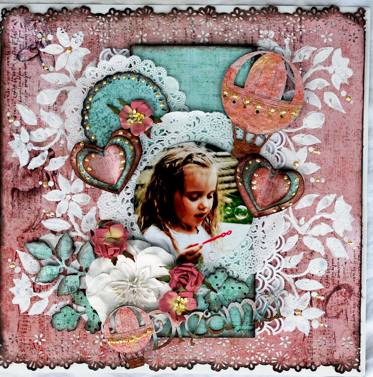 Dreamer  Fabscraps New Victoria Collection.
