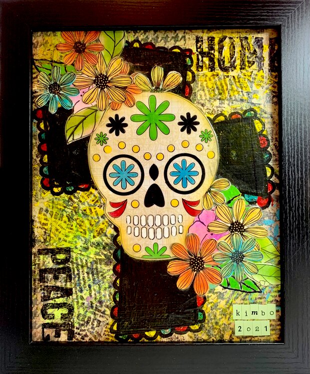 Dias de los Muertos canvas