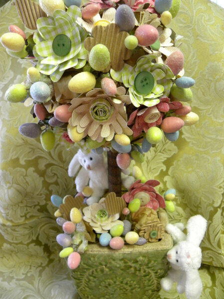 Easter topiary + Jillibean