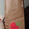 Gift bags, red flowers