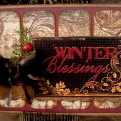 Winter Blessings Christmas Card