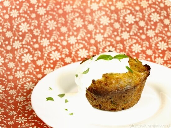 vegetable and herbs muffin!