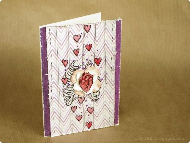 13 hearts with *3rd Eye* stamps