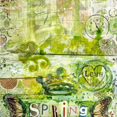 Spring time (welcome to Blog Hop!) *3rd Eye* stamps