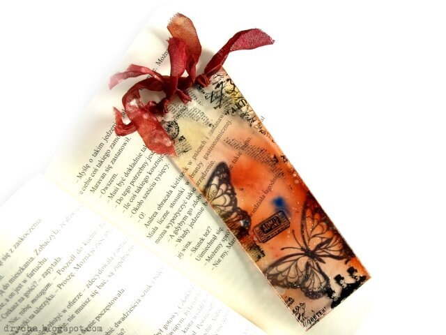 bookmark video tutorial with * Scraps of Darkness * Destinations Kit