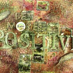 Be more positive * 3rd Eye * adhesive badge and chippies