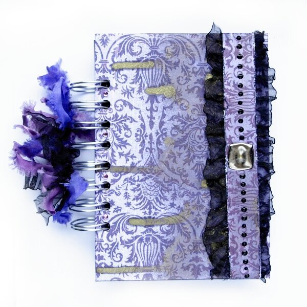purple notebook *Scraps of Darkness* Nov kit &quot;Purple Haze&quot;