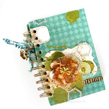 notebook using Scraps of Darkness "Remember when" Kit