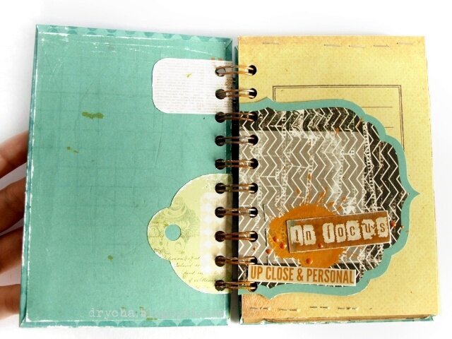 notebook using Scraps of Darkness &quot;Remember when&quot; Kit