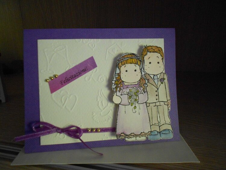 bride&amp;groom card