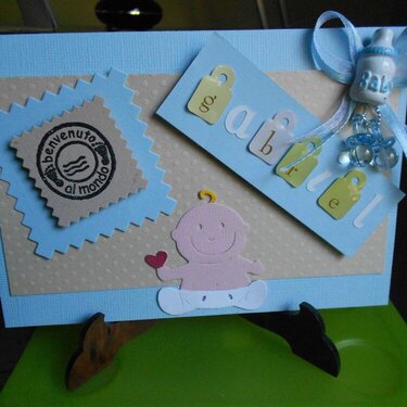 Baby boy card