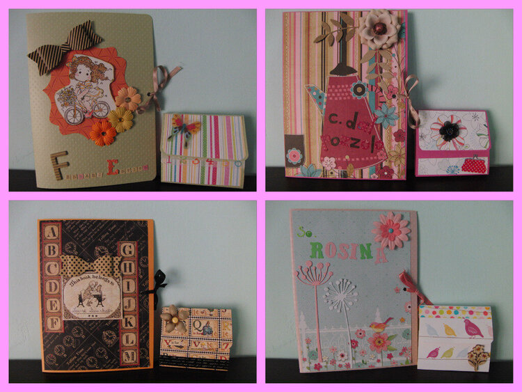 Thinking of you cards+post it note holders