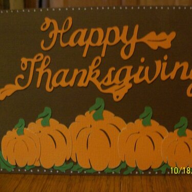 happy thanksgiving pumpkins
