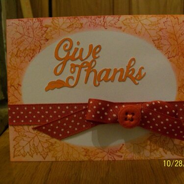 give thanks thanksgiving card