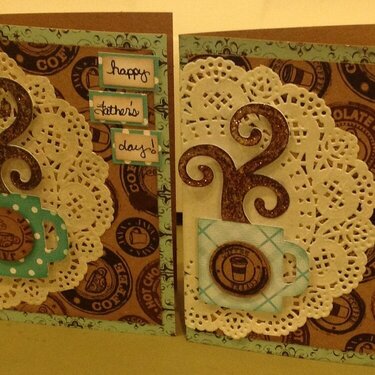 Happy Father&#039;s Day coffee card