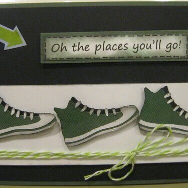 Oh the places you&#039;ll go graduation card