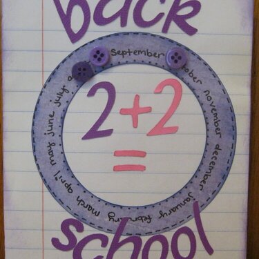 back 2 + 2= school