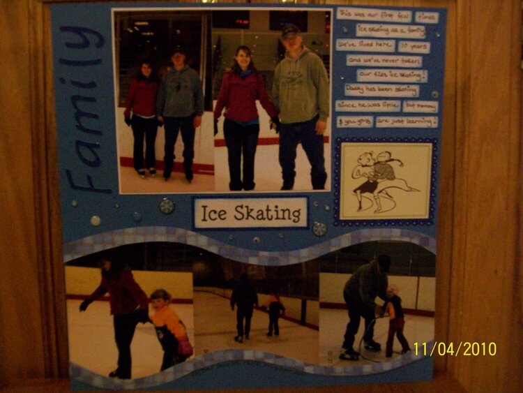 family ice skating