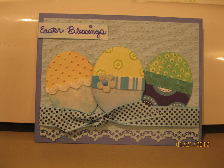 easter blessings easter egg card
