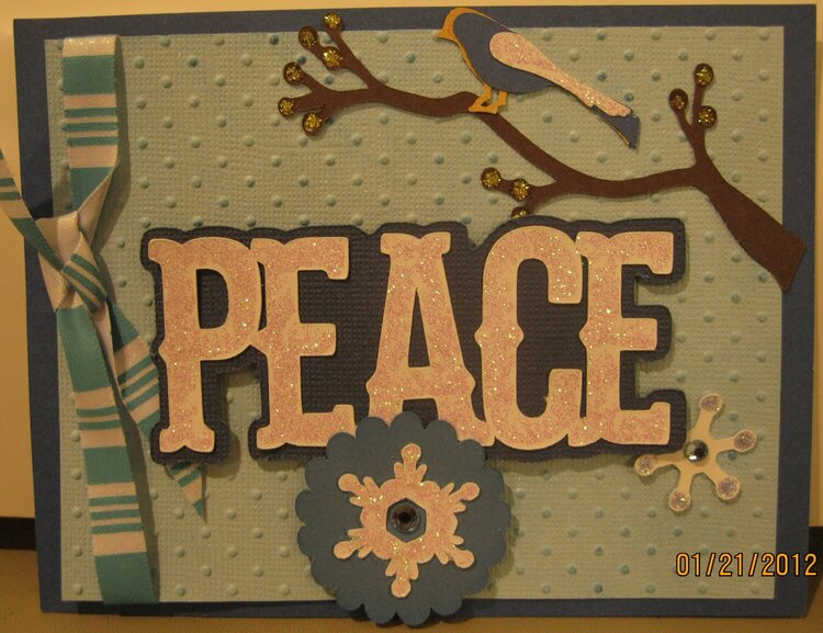 Peace Christmas card