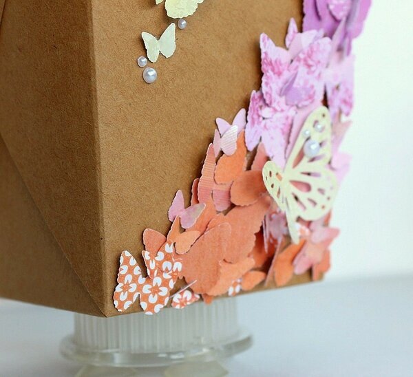 Decorated take-out box