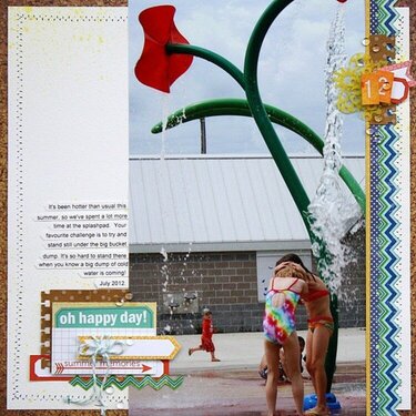 Oh happy day *Up the Street Scrapbooking*
