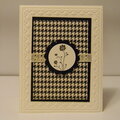 Houndstooth Card