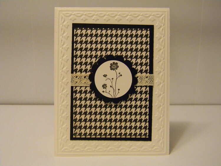 Houndstooth Card