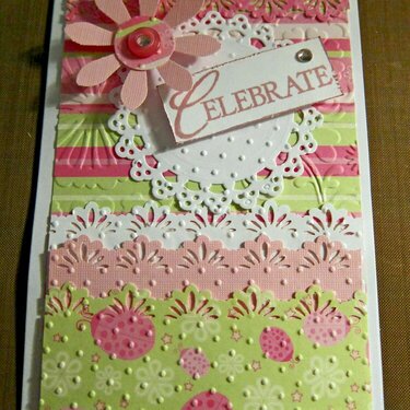 Bright and Cheery Celebrate Card