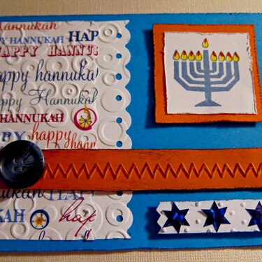 Festive Hanukkah Card