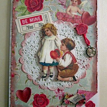 Vintage Inspired Valentine Card