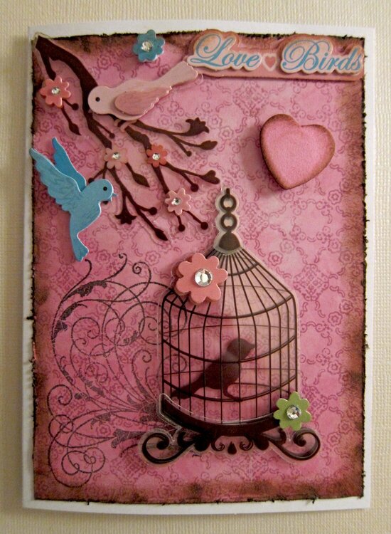 Love Birds Valentine Card