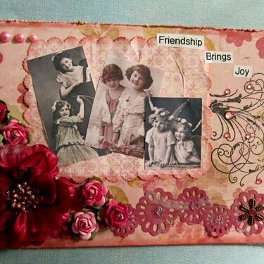 Vintage Inspired Friendship Card