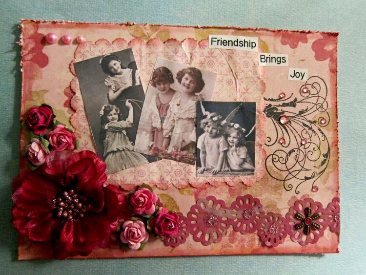 Vintage Inspired Friendship Card