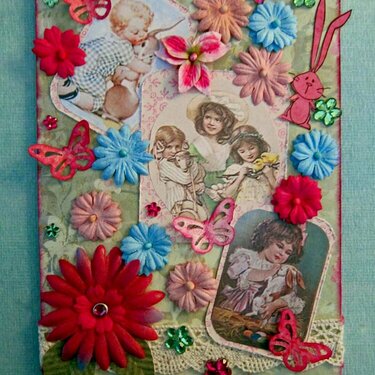 Vintage Inspired Easter Card