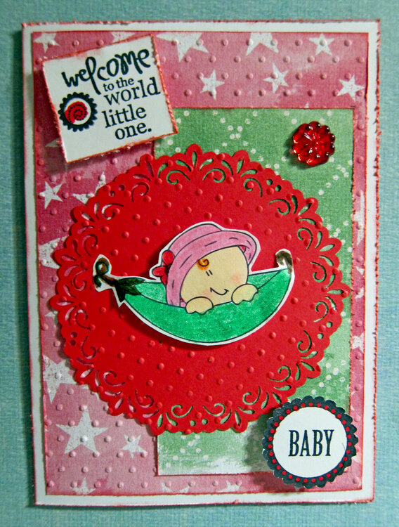 Newborn Baby Girl Card
