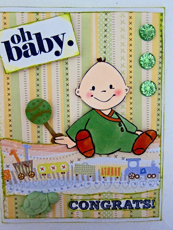 Newborn Baby Boy Card