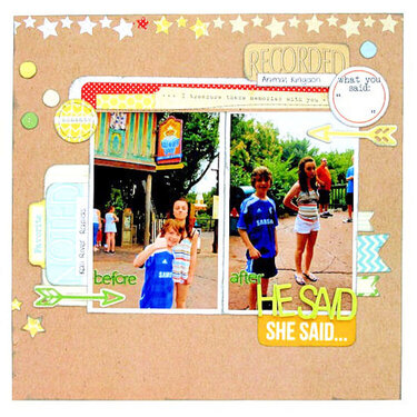 He Said She Said - Cocoa Daisy April Kit